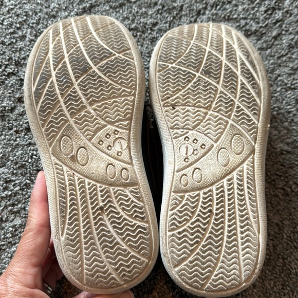 Boys navy and brown SAIL dock shoes - Picture 3 of 6